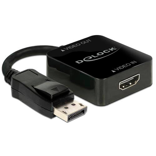 Adaptador/Cable Delock Displayport - Hdmi A/H 0.15m | Quonty.com | 62712