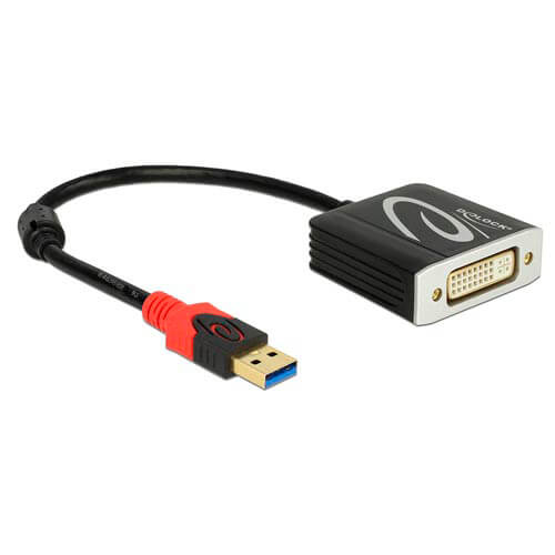 Adaptador/Cable Delock Usb3.0 A/M - Dvi H 24+5 0.2m | Quonty.com | 62737
