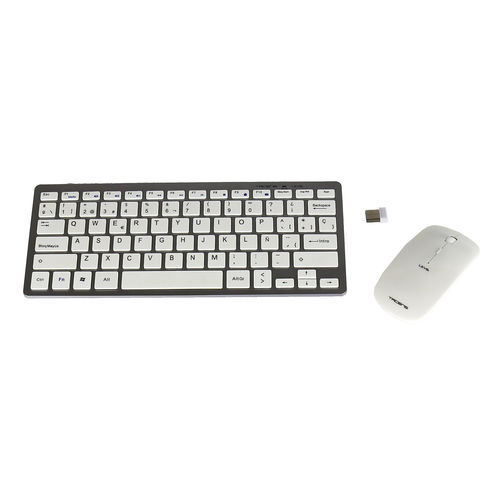 Combo Teclado/Raton Tacens 6leviscombov2 Inalambrico Blanco | Quonty.com | 6LEVISCOMBOV2
