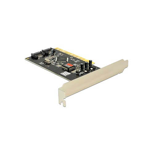 Tarjeta Pci 2 Ptos Sata Delock Controladora Raid | Quonty.com | 70096