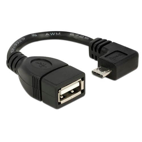 Adaptador/Cable Delock Micro Usb2.0 B/M - Usb2.0 A/H Otg 11c | Quonty.com | 83104