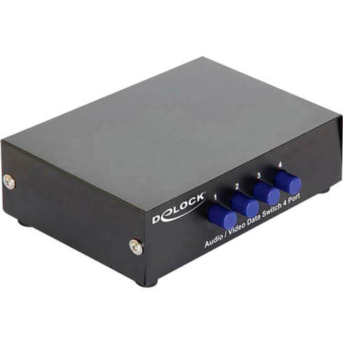 Conmutador Bidireccional Manual Vga 4 Ptos Delock | Quonty.com | 87635