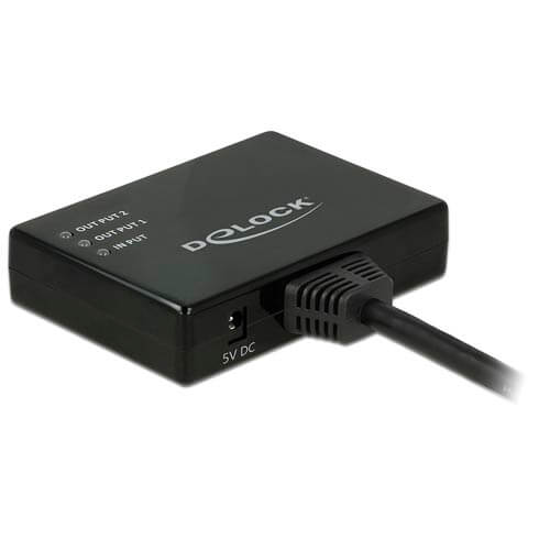 Adaptador Delock Splitter Hdmi A/M A 2x Hdmi A/H 4k | Quonty.com | 87700