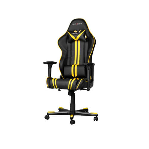 Silla Dxracer R-Series Negra-Amarilla | Quonty.com | GC-R9-NY-E6