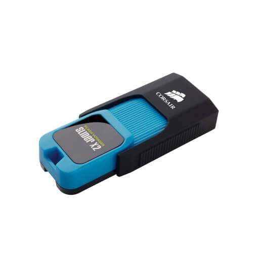 Corsair Voyager Slider X2 32gb 32gb Usb 3.0 Negro, Azul | Quonty.com | CMFSL3X2-32GB