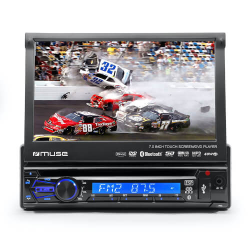 Muse M-728 Dr Sintonizador De Cd/Dvd Para El Coche | Quonty.com | M-728 DR