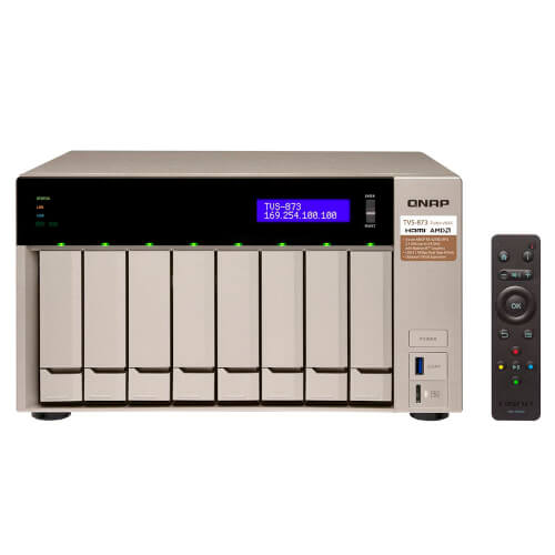 Qnap Tvs-873-8g 8bay 2.1 Ghz Qc | Quonty.com | TVS-873-8G