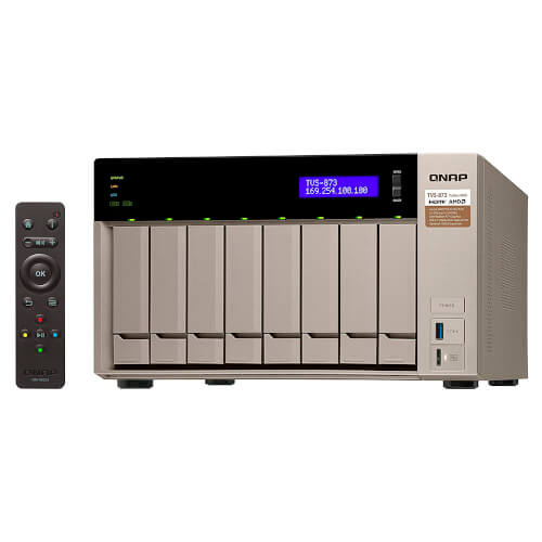 Qnap Tvs-873-8g 8bay 2.1 Ghz Qc | Quonty.com | TVS-873-8G