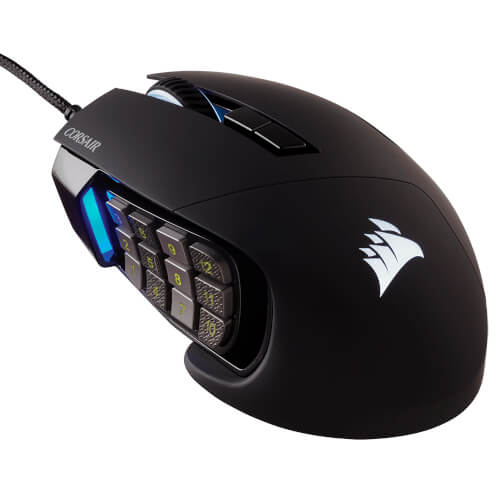 Raton Corsair Gaming Scimitar Pro Rgb Negro | Quonty.com | CH-9304111-EU