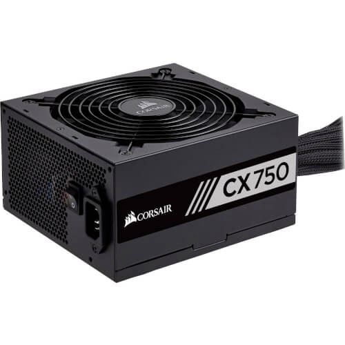 Fuente Aliment. Corsair Cx750 750 Watt 80+ Bronce | Quonty.com | CP-9020123-EU