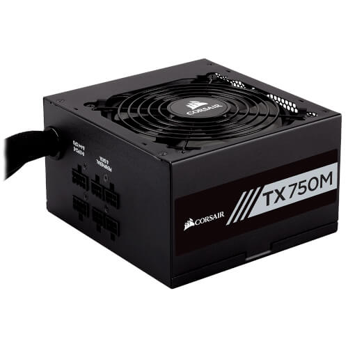 Fuente Aliment. Corsair Tx750m 750 Watt Semi-Modular 80+ | Quonty.com | CP-9020131-EU
