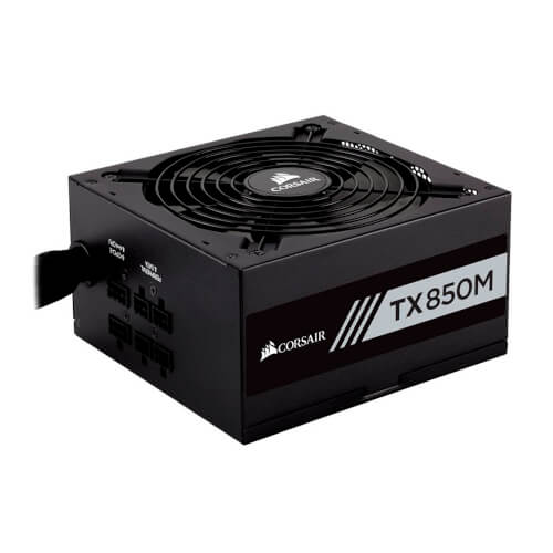 Fuente Aliment. Corsair Tx850m 850 Watt Semi-Modular 80+ | Quonty.com | CP-9020130-EU