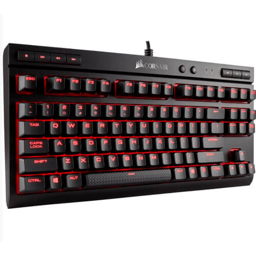 Teclado Corsair K63 Compact Mechanical Red Led Cherry Mx Red | Quonty.com | CH-9115020-ES