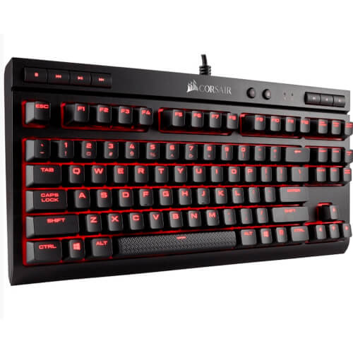 Teclado Corsair K63 Compact Mechanical Red Led Cherry Mx Red | Quonty.com | CH-9115020-ES