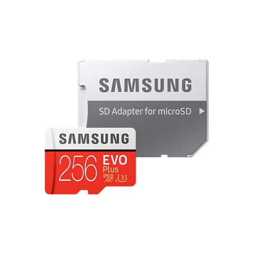 Microsd Samsung Evo+ 256gb Cl10 Uhs-I Adaptador | Quonty.com | MB-MC256GA/EU