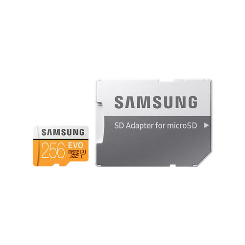Microsd Samsung Evo 256gb Cl10 Uhs-I Adaptador | Quonty.com | MB-MP256GA/EU
