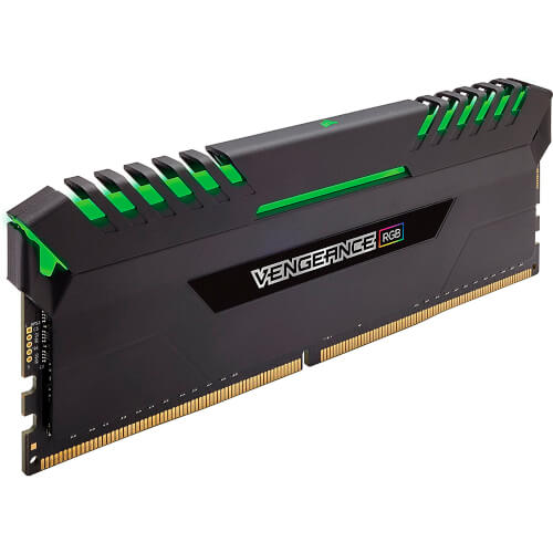 Corsair Ddr4 64gb (4x16) 2666mhz Cl16 Vengeance Black Rgb | Quonty.com | CMR64GX4M4A2666C16