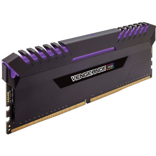 Corsair Ddr4 64gb (4x16) 2666mhz Cl16 Vengeance Black Rgb | Quonty.com | CMR64GX4M4A2666C16