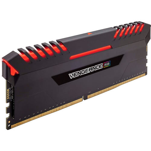 Corsair Ddr4 64gb (4x16) 2666mhz Cl16 Vengeance Black Rgb | Quonty.com | CMR64GX4M4A2666C16