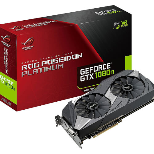 Vga Asus Rog-Poseidon-Gtx1080ti-P11g-Gaming | Quonty.com | 90YV0AM2-M0NM00