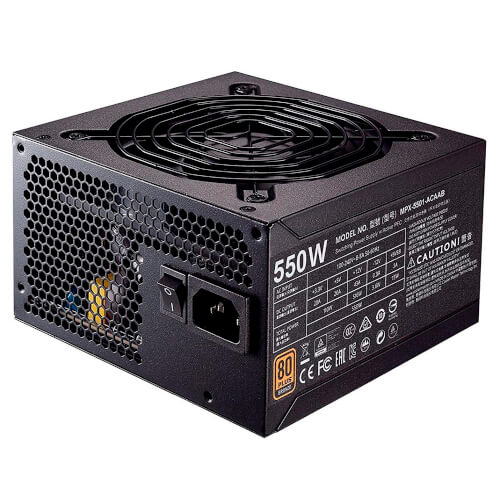 Fuente Alimentacion Cooler Master Mwe 550 550w 80+ Bronze | Quonty.com | MPX-5501-ACAAB-EU