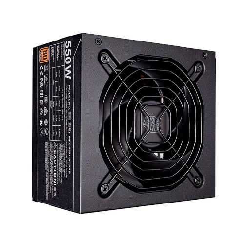 Fuente Alimentacion Cooler Master Mwe 550 550w 80+ Bronze | Quonty.com | MPX-5501-ACAAB-EU