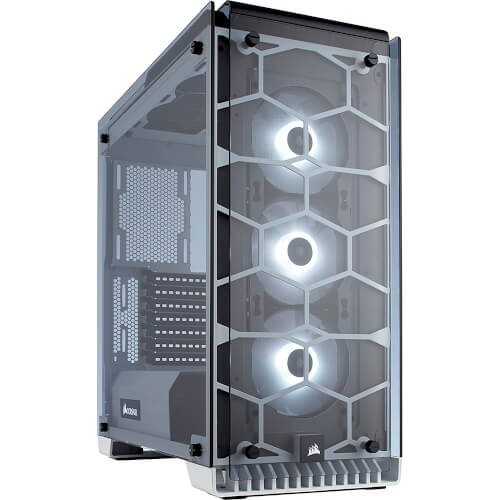 Caja Semitorre/Atx Corsair Crystal 570x Rgb Blanca | Quonty.com | CC-9011110-WW
