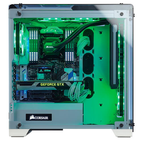 Caja Semitorre/Atx Corsair Crystal 570x Rgb Blanca | Quonty.com | CC-9011110-WW