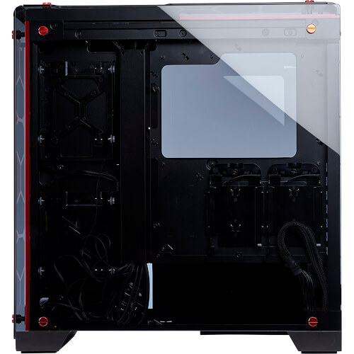Caja Corsair Crystal 570x Rgb Atx Mid-Tower Roja | Quonty.com | CC-9011111-WW