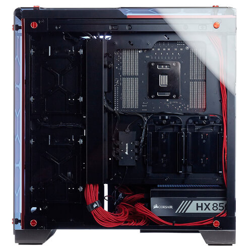 Caja Corsair Crystal 570x Rgb Atx Mid-Tower Roja | Quonty.com | CC-9011111-WW