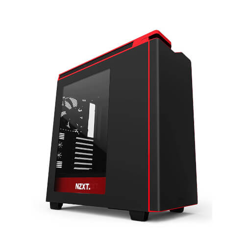 Caja Semitorre/Atx Nzxt H440 Usb3.1 Negro/Rojo | Quonty.com | CA-H442W-M1