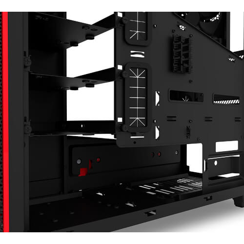 Caja Semitorre/Atx Nzxt H440 Usb3.1 Negro/Rojo | Quonty.com | CA-H442W-M1