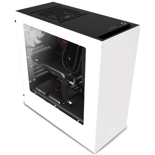 Caja Semitorre Nzxt S340 Mid Blanco | Quonty.com | CA-S340W-W1
