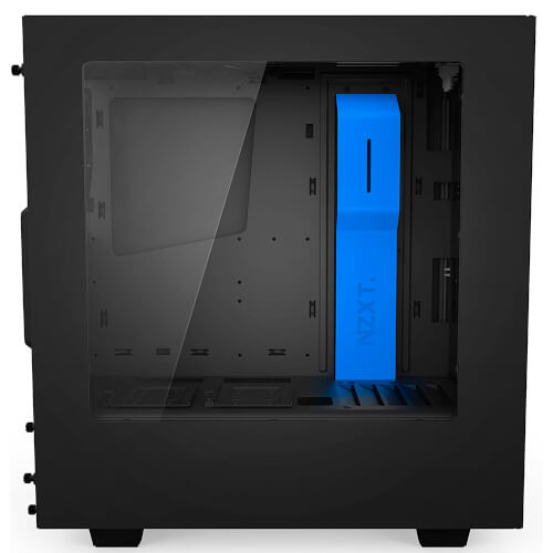 Caja Semitorre Nzxt S340 Mid Negro Y Azul | Quonty.com | CA-S340MB-GB