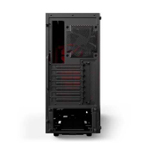 Caja Semitorre Nzxt S340 Elite Mid Negro Y Rojo | Quonty.com | CA-S340W-B4