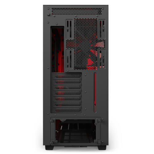 Caja Semitorre/Atx Nzxt H700i Usb3.1 Negro/Rojo | Quonty.com | CA-H700W-BR