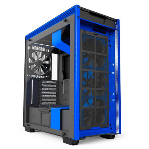 Caja Semitorre Nzxt H700i Smart Atx Negro Y Azul | Quonty.com | CA-H700W-BL