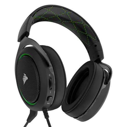 Auriculares Corsair Hs50 Stereo Verde | Quonty.com | CA-9011171-EU