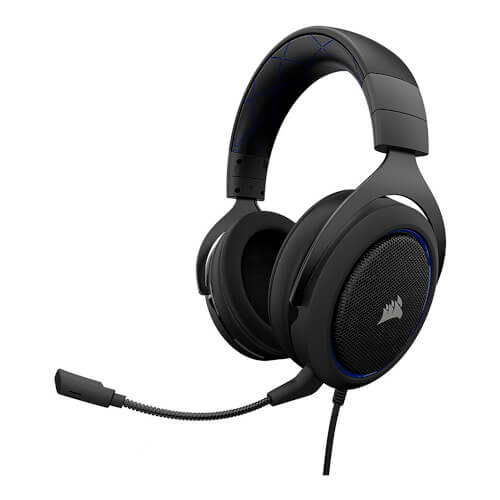 Auriculares Corsair Hs50 Stereo Azul | Quonty.com | CA-9011172-EU