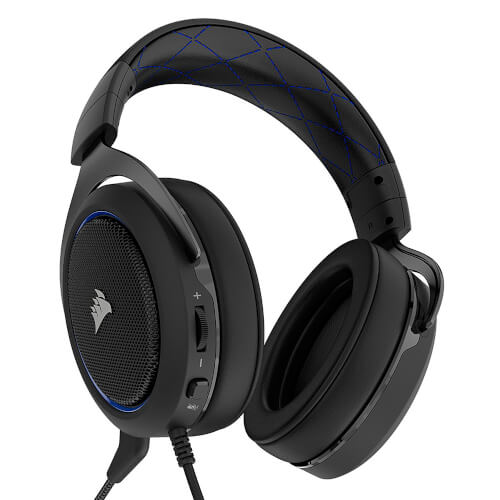 Auriculares Corsair Hs50 Stereo Azul | Quonty.com | CA-9011172-EU