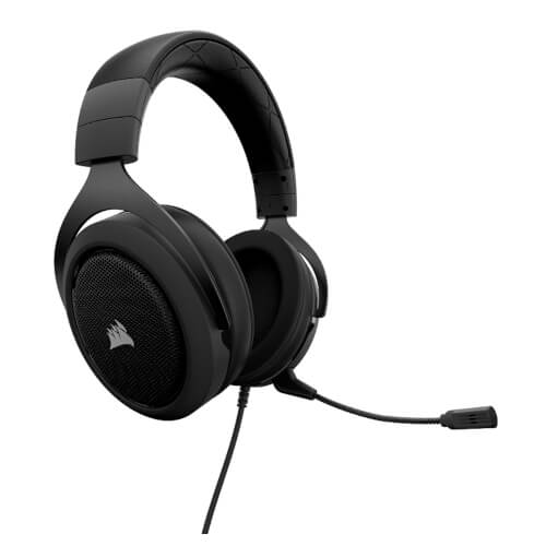 Auriculares Corsair Hs50 Stereo Negro Carbon | Quonty.com | CA-9011170-EU