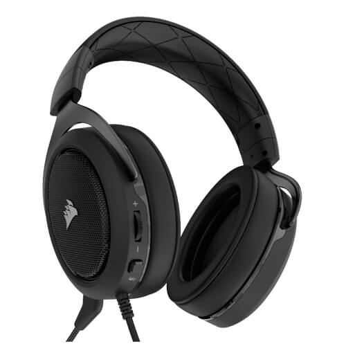 Auriculares Corsair Hs50 Stereo Negro Carbon | Quonty.com | CA-9011170-EU