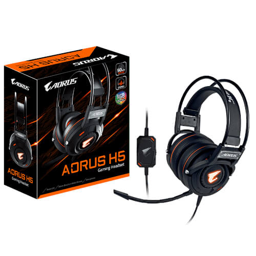 Auriculares Gigabyte Gaming Headset Aorus H5 (Gp-Aorus H5) | Quonty.com | GP-AORUS H5