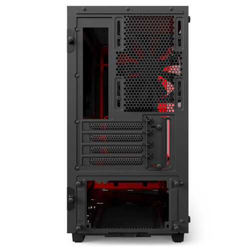 Caja Semitorre Nzxt H400i Smart Matx Negro Y Rojo (Ca-H400w- | Quonty.com | CA-H400W-BR
