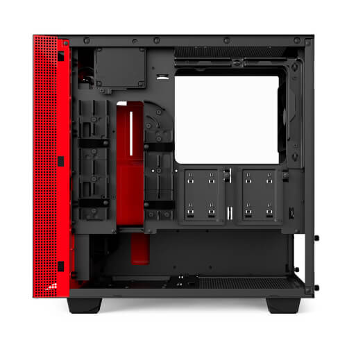 Caja Semitorre Nzxt H400i Smart Matx Negro Y Rojo (Ca-H400w- | Quonty.com | CA-H400W-BR