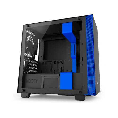 Caja Semitorre/Matx Nzxt H400i Negro/Azul | Quonty.com | CA-H400W-BL