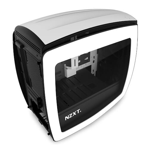 Caja Semitorre Nzxt Manta Mini Itx Con Ventana Negro Y Blanc | Quonty.com | CA-MANTW-W1