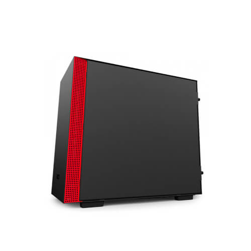 Caja Semitorre Nzxt Hd200i Negro/Rojo | Quonty.com | CA-H200W-BR