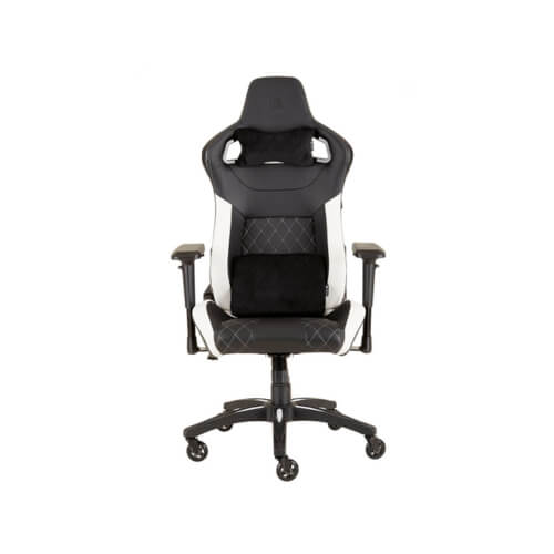 Silla Corsair Gaming T1 Race 2018 Edit. Negra/Blanca | Quonty.com | CF-9010012-WW