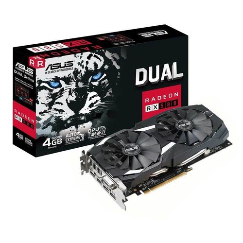 Tarjeta Grafica Asus Dual-Rx580-4g 4gb Gddr5 | Quonty.com | 90YV0AQ2-M0NA00